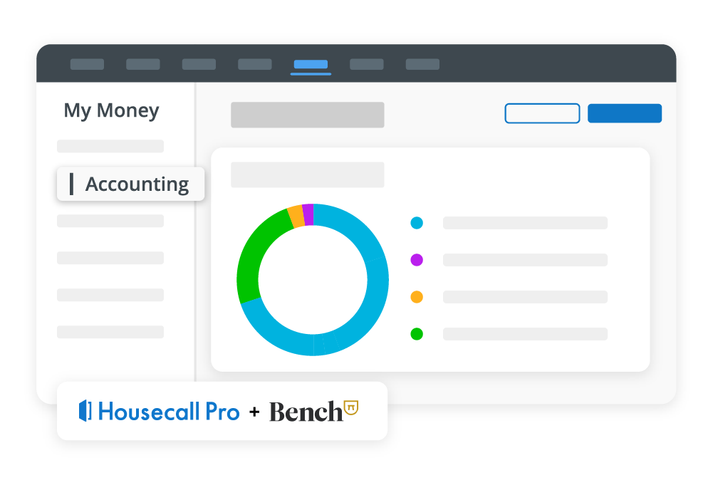 - Housecall Pro HCP accounting software digital mock up