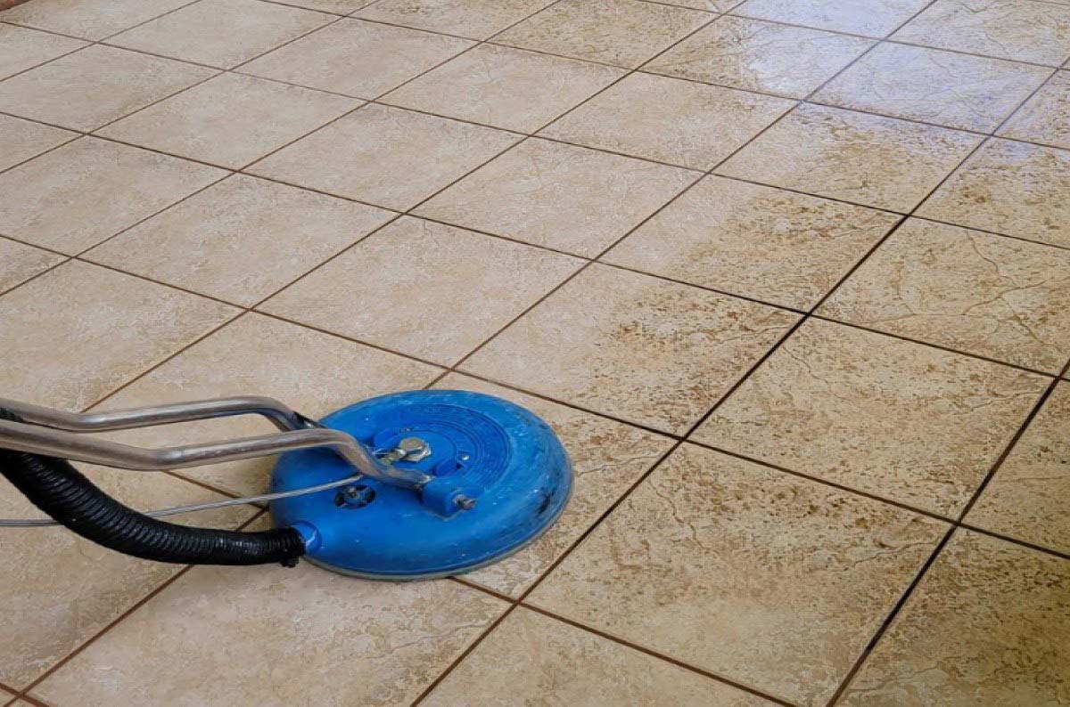 - Housecall Pro Picture of the before and after of cleaning a tile floor