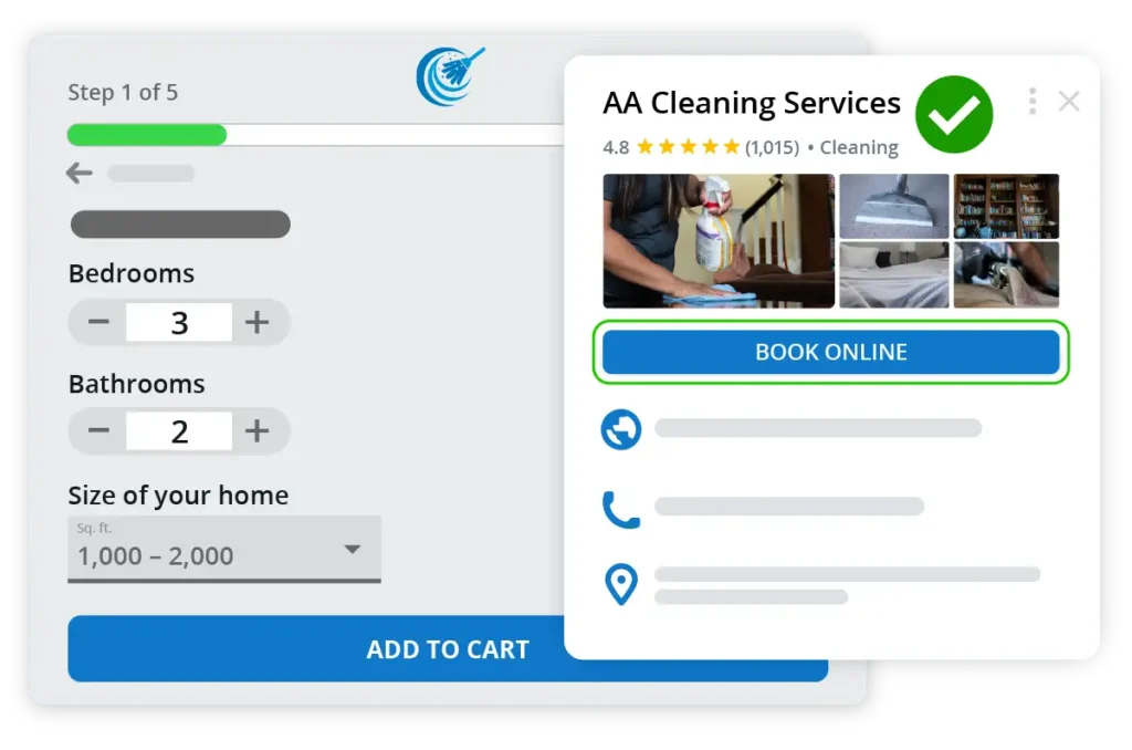 - Housecall Pro Booking software for cleaning business