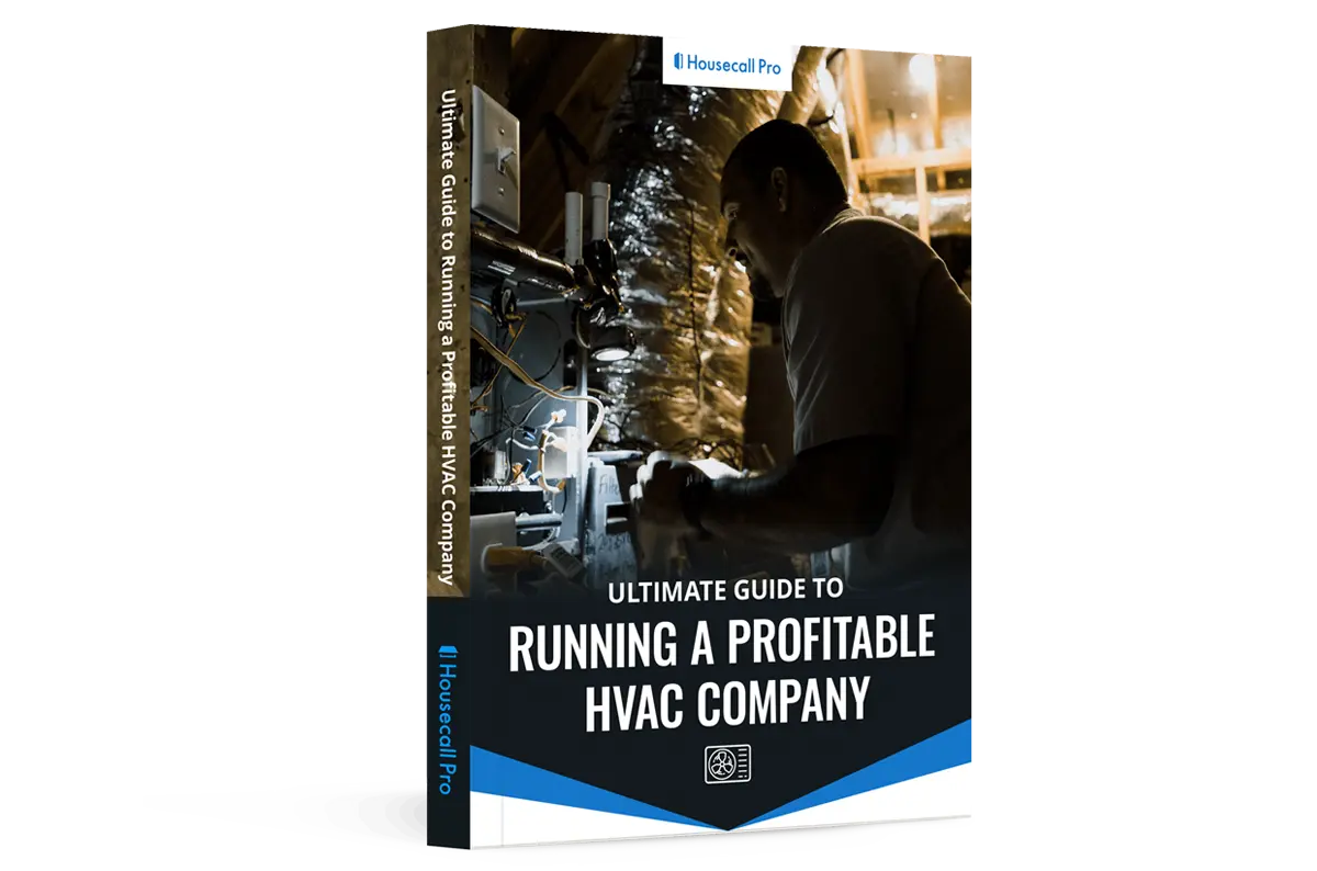- Housecall Pro Housecall Pro Ultimate guide To Running a Profitable HVAC Company Ebook mock up