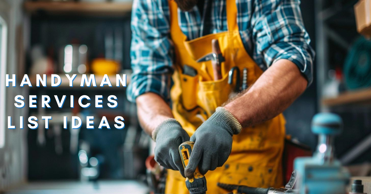 - Housecall Pro 25 Handyman Services List Ideas
