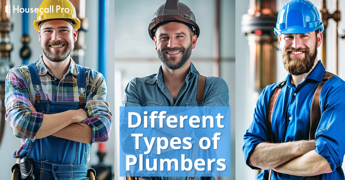 - Housecall Pro Types of Plumbers