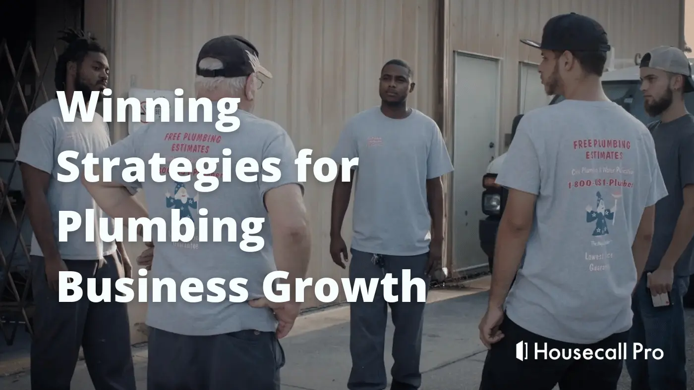 - Housecall Pro Winning strategies for plumbing business growth blog banner