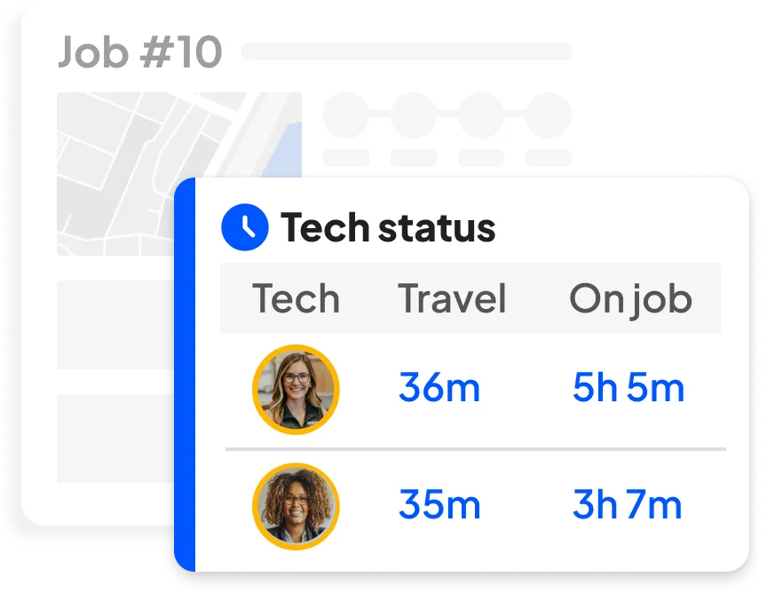 Employee time tracking software from Housecall Pro