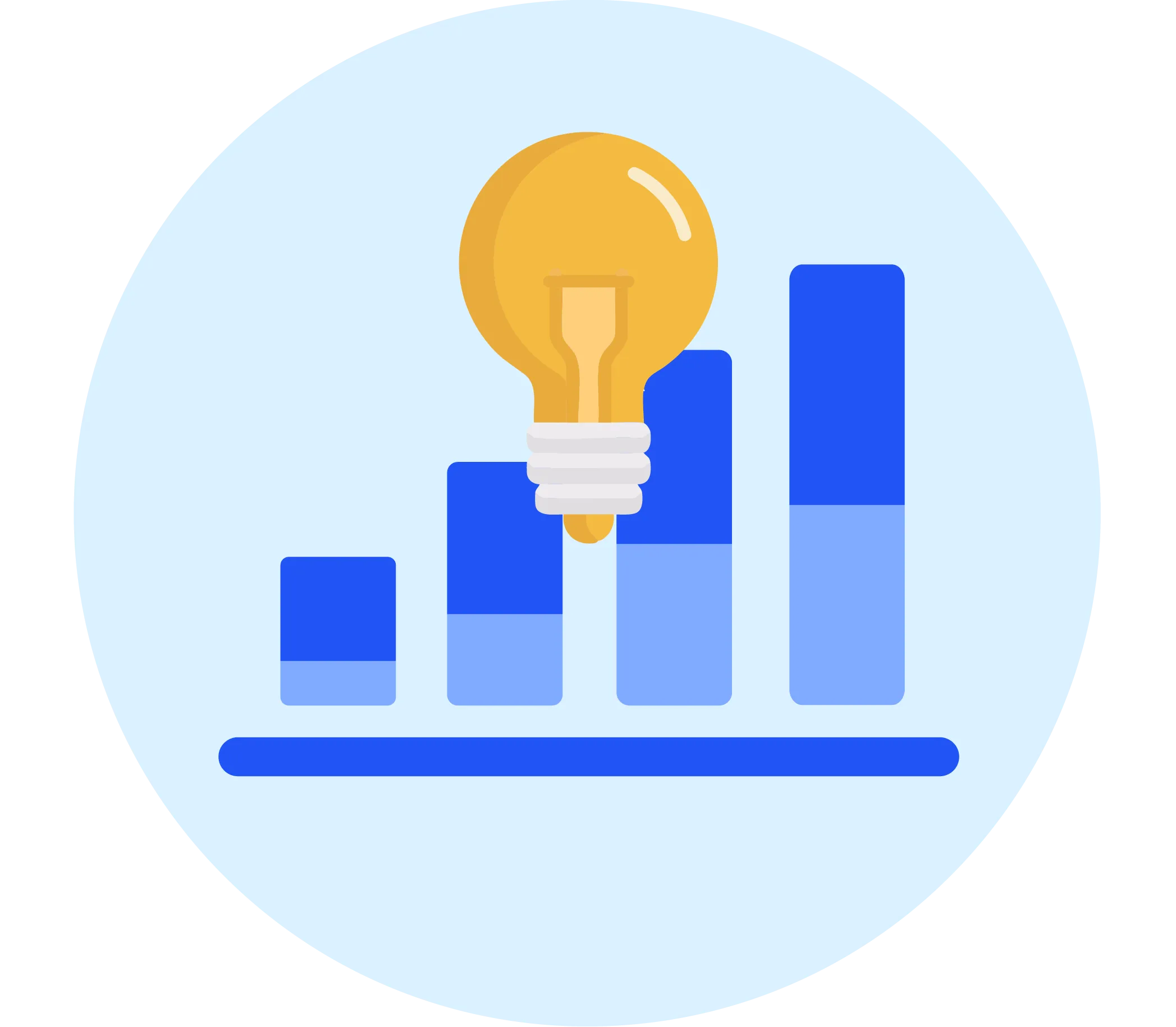 bar chart trend graphic