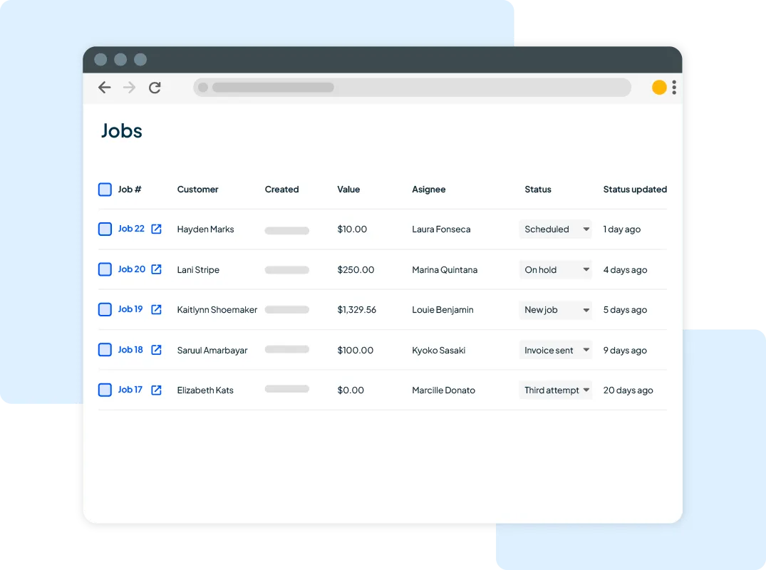- Housecall Pro Housecall Pros' job management dashboard
