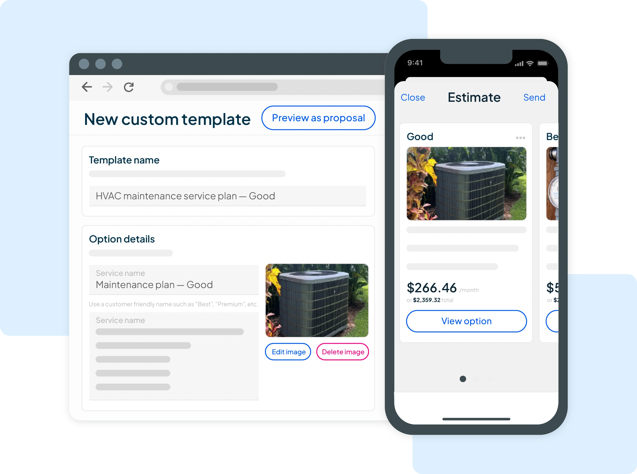 HVAC maintenance plan proposal templates product intimation