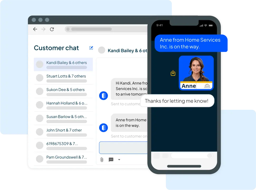 Housecall Pro work order management software customer communication