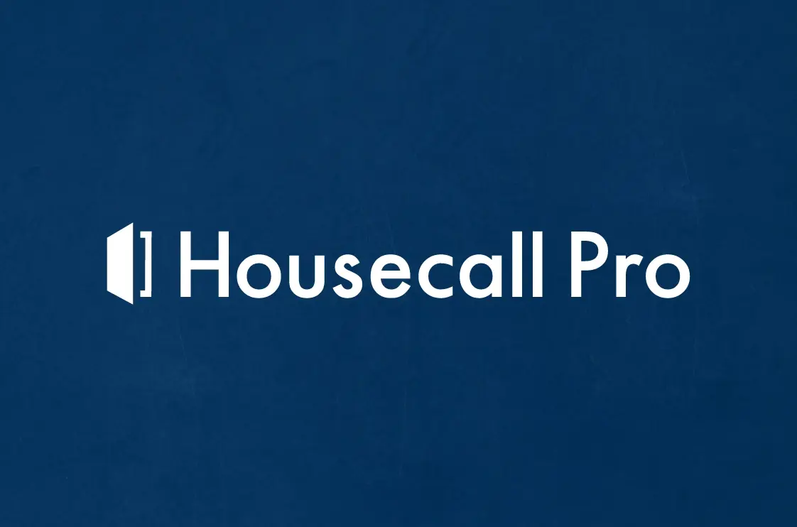 A logo of Housecall Pro, which has announced Stan Chia as the new CEO.