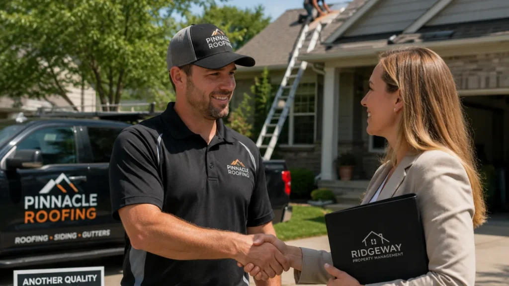 - Housecall Pro Roofing contractor building local partnerships for referrals